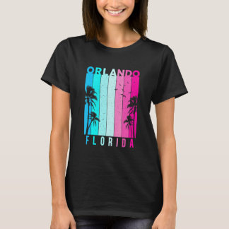 Retro Orlando Florida Beach Summer Tropical Souven T-shirt