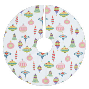 Retro-Ornamenten   Mid Century Modern Poly Kerstboom Rok