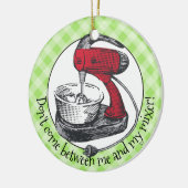 Rétro ornement de Noël de mélangeur de support de (Gauche)