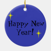 Rétro ornement de Noël de partie de Chambre (Dos)