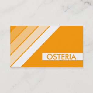 retro OSTERIA Visitekaartje