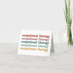 Retro- OT-Behandelingstherapie Bedankkaart