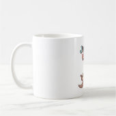 Retro Otter Just Vibing White Mug (Gauche)