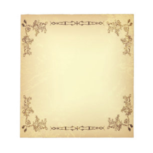 Retro  oud papier notitieblok