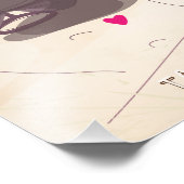 Retro oude Parisiaanse koffiereisprint. Foto Afdruk (Hoek)