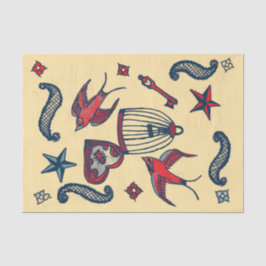 Retro oude school tissuepapier