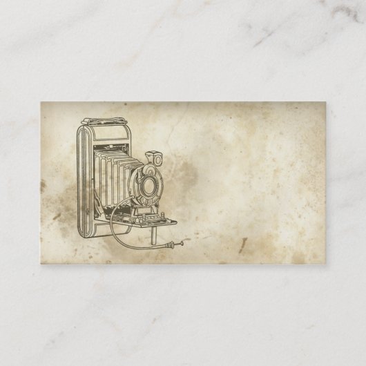 Retro ouderwetse filmcamera Visitekaartje (Voorkant)