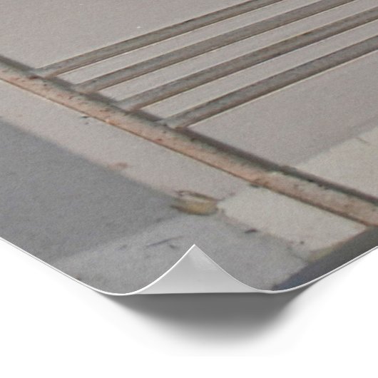 Retro outdated portable stereo radio cassette reco poster (Hoek)