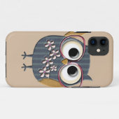 Retro Owl Case-Mate iPhone Case (Achterkant (horizontaal))
