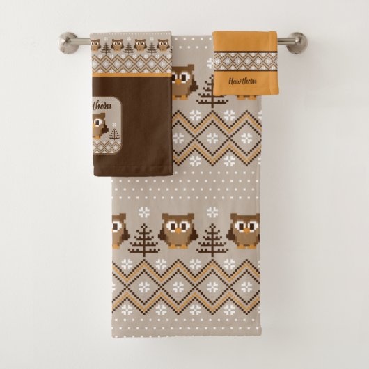 Retro Owl Conception de noeud (En situation)