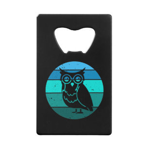 Retro Owl Kredietkaart Flessenopener