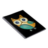 Retro Owl Notitieboek (Rechterzijde)