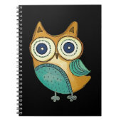 Retro Owl Notitieboek (Voorkant)