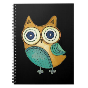 Retro Owl Notitieboek