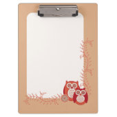 Retro Owls Klembord (Voorkant)