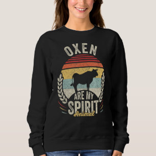 Retro Oxen zijn mijn dierlijk ox Trui