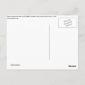 Retro paar bruiloft portret 1933 briefkaart (Achterkant)