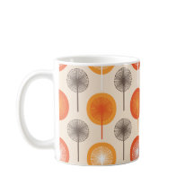 Retro paardebloem bloemenpatroon