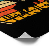 Retro Paardrijden Rodeo Western Country Cowbo Poster (Hoek)