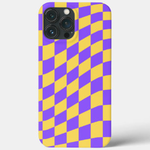 Retro Paars & Geel iPhone 13 Pro Max Hoesje
