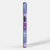 Retro Paarse Roze en Blauwe Disco Spiegel | Monogr Case-Mate iPhone Case (Achterkant / Rechts)