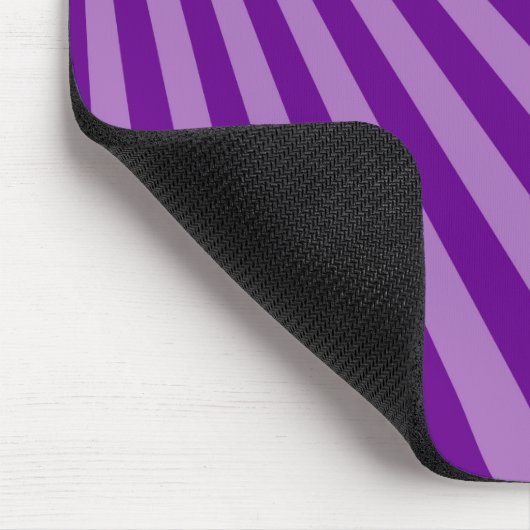 Retro Paarse Sun Rays Achtergrond Muismat (Hoek)