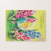 retro paasbakje legpuzzel (Horizontaal)