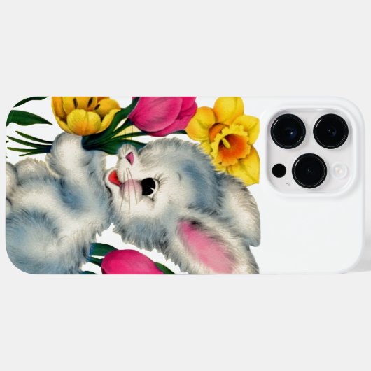 retro  paasbunny Case-Mate iPhone case (Achterkant (horizontaal))