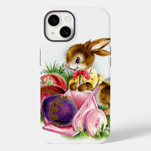 retro  paasbunny Case-Mate iPhone case (Achterkant)