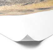 retro  paasbunny decor poster (Hoek)