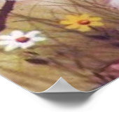 retro paasbunny decor poster (Hoek)