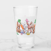 retro  paasbunny Holiday Glass Glas (Voorkant)