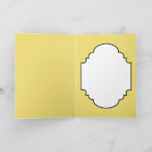 Retro  paaschick feestdagen kaart (Binnen)