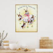 retro  paasdeeg poster (Keuken)