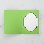 Retro  paasgrootouders feestdagen kaart (Binnen)