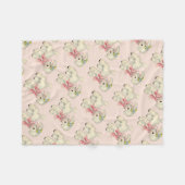 Retro Paaslamp Fleece Deken (Voorkant (Horizontaal))