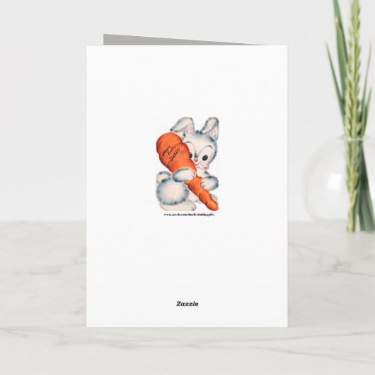 Retro paasmaffia feestdagen kaart (Achterkant)