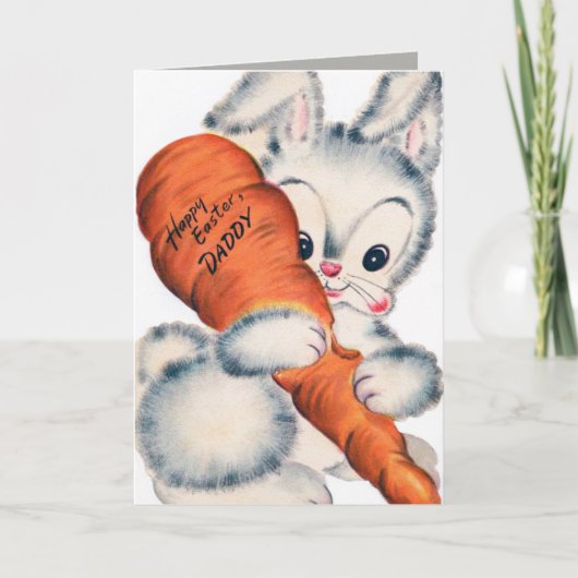 Retro paasmaffia feestdagen kaart (Voorkant)