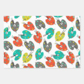 Retro Paint Paletten Inpakpapier Vel (Voorkant 3)