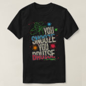 Retro Paintball Je smeekt je bruisverf ballin T-shirt (Design voorkant)