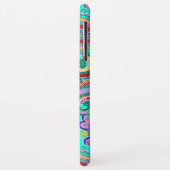 Retro Paisley Case-Mate iPhone Case (Achterkant/links)