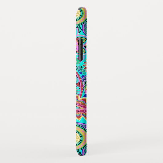 Retro Paisley Pattern Case-Mate iPhone Case (Achterkant/rechts)