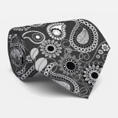 Retro Paisley Pattern-stropdas Stropdas (Opgerold)