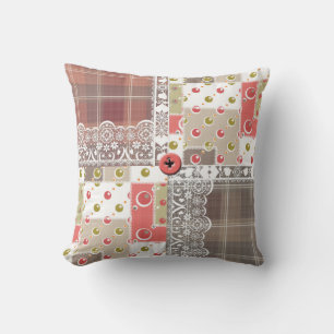 Retro  paleis gevarieerd patchwork boho kussen