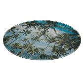 Retro Palm Ocean Silhouet Snijplank (Hoek)