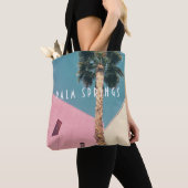 Retro Palm Springs-Canvas tas (Dichtbij)