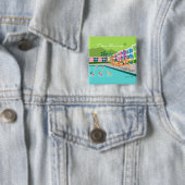 Retro Palm Springs Hotel Button (In situ)