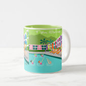 Retro Palm Springs Hotel Mok (Voorkant rechts)