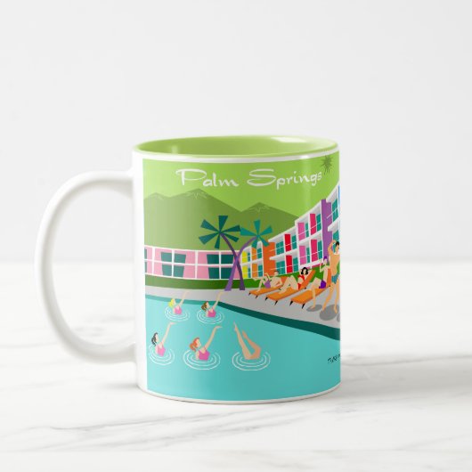 Retro Palm Springs Hotel Mok (Links)