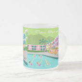 Retro Palm Springs Hotel Mug (Devant droit)